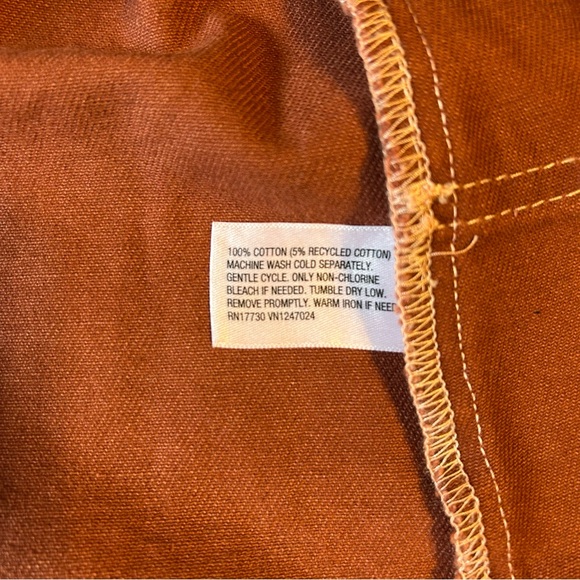Future Collective w/ Reese Blutstein, Saddle Faux Wrap  Mini Skirt  4 Denim Rust - Picture 5 of 7
